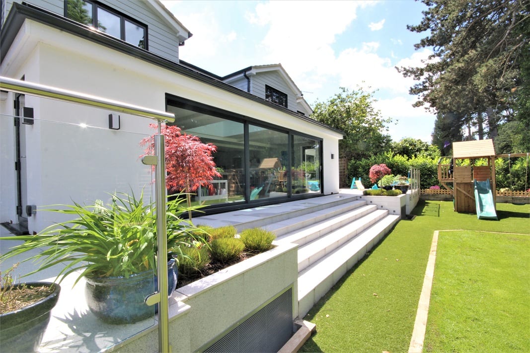 Hutton V — Rear patio, extension & refurbishment in Hutton, Essex